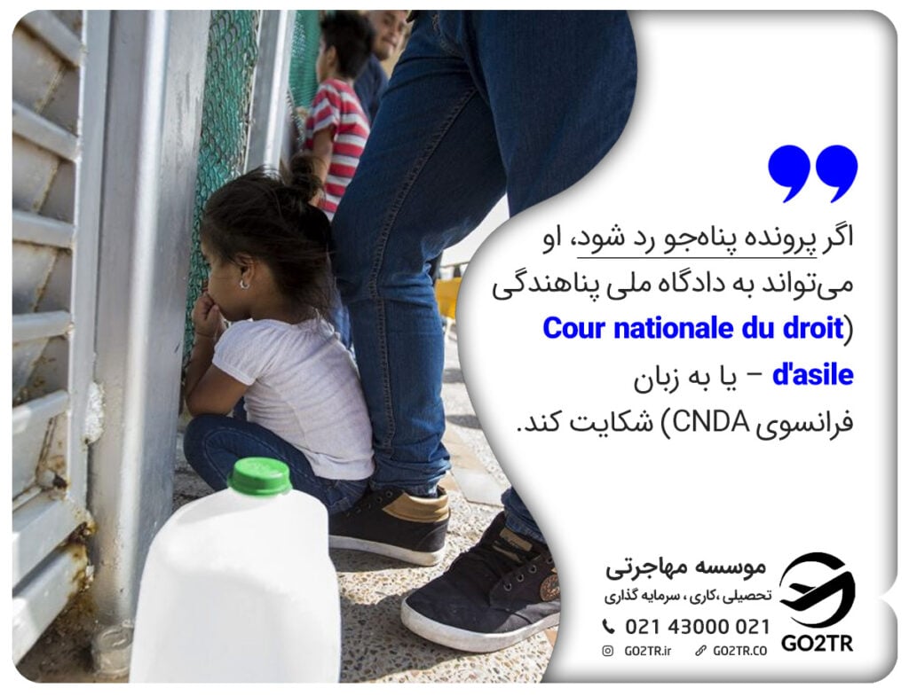 رد درخواست پناهندگی در فرانسه