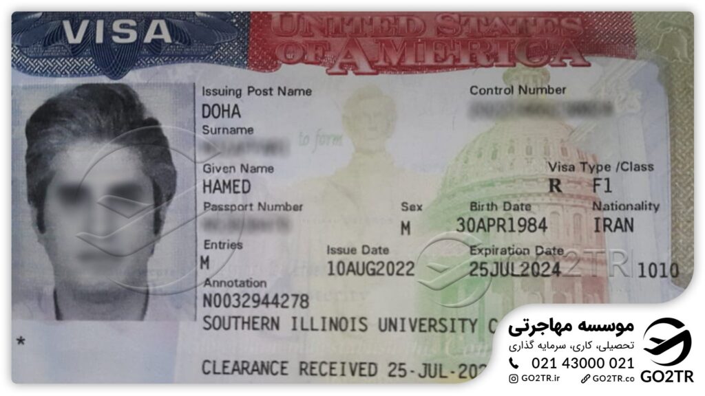 اخذ ویزای آمریکا تویط کارشناسان GO2TR