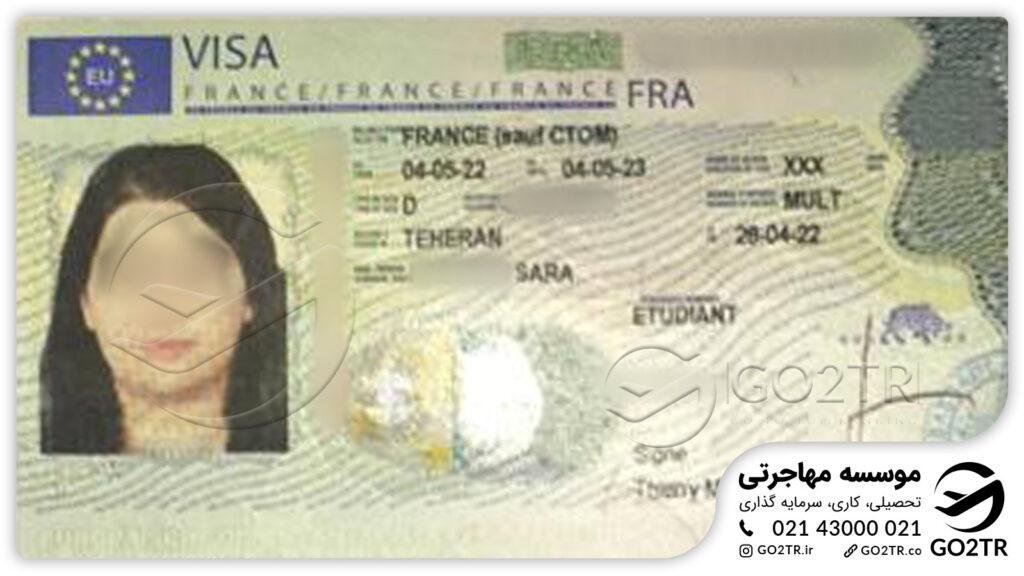 اخذ ویزای فرانسه توسط کارشناسان GO2TR