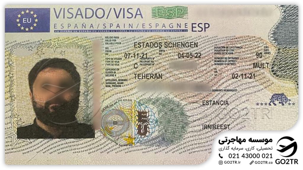اخذ ویزای فریلنسری اسپانیا توسط کارشناسان GO2TR