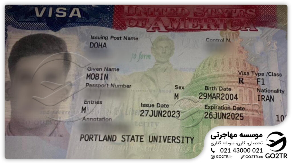 اخذ ویزای آمریکا توسط کارشناسان GO2TR